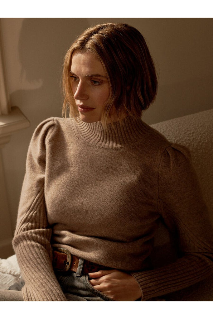 Slouchy Mock Sweater