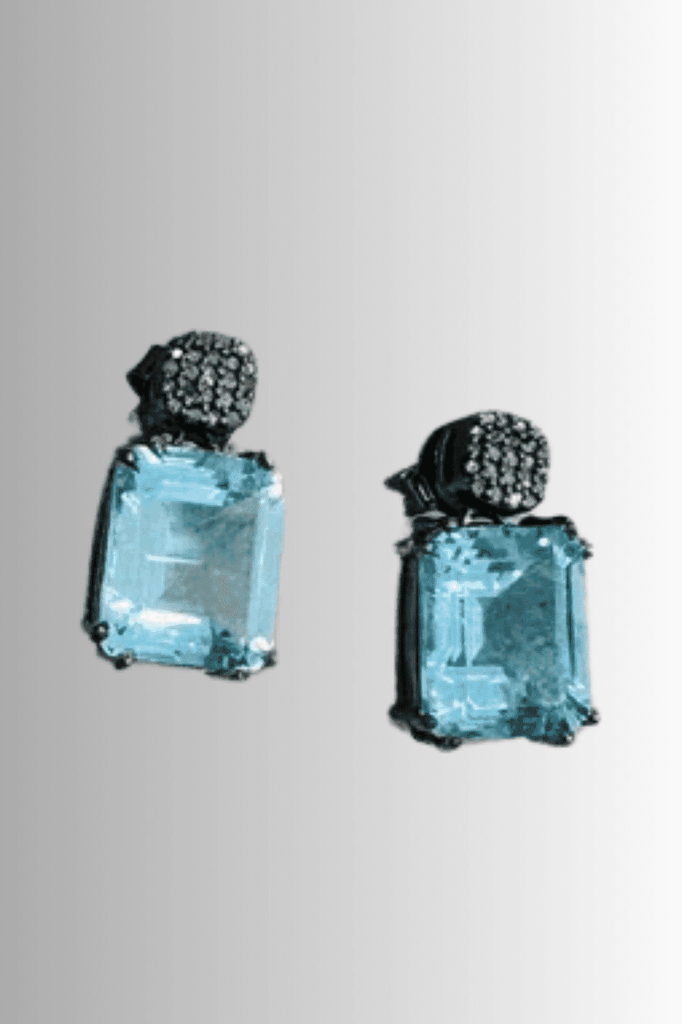 Blue Topaz Earrings