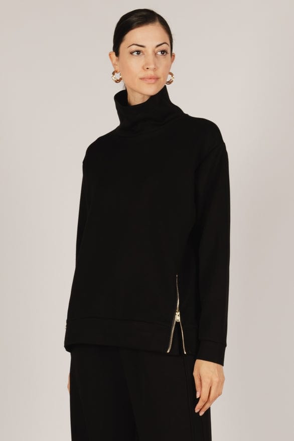 Mock Neck Long Sleeve Top