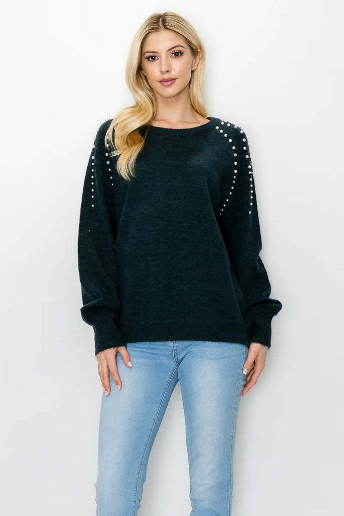 Suze Sweater with Pearls