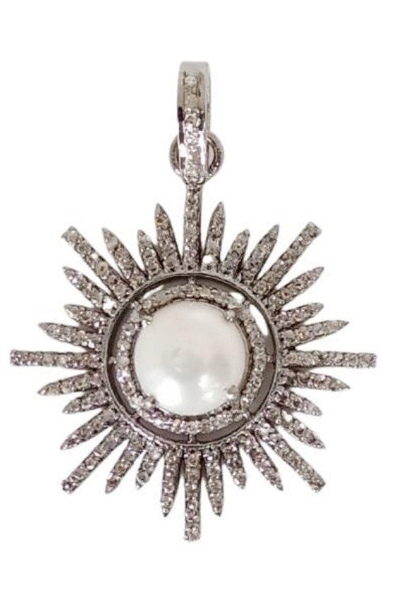 Pearl Sunburst Pendant