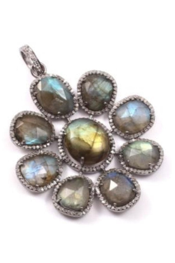 Sanaya Pendant - Labradorite