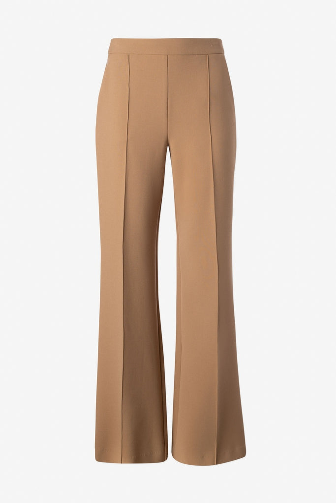 Pintuck wide leg pant