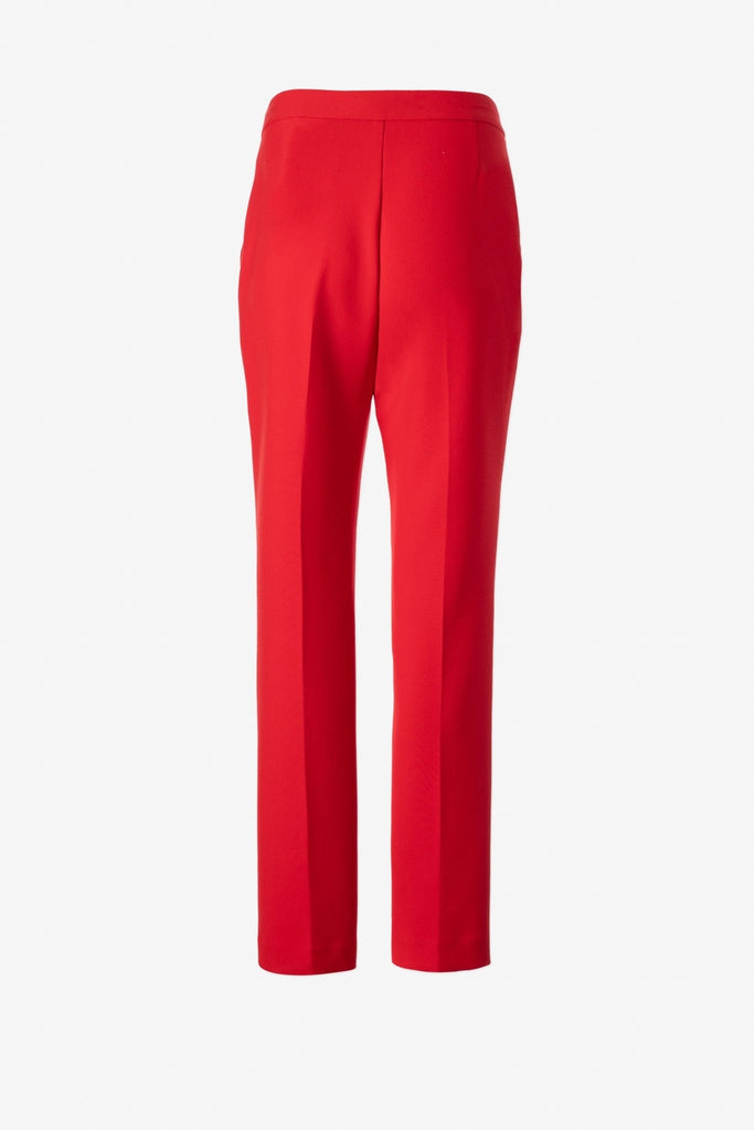 Pintuck Straight Leg Trouser