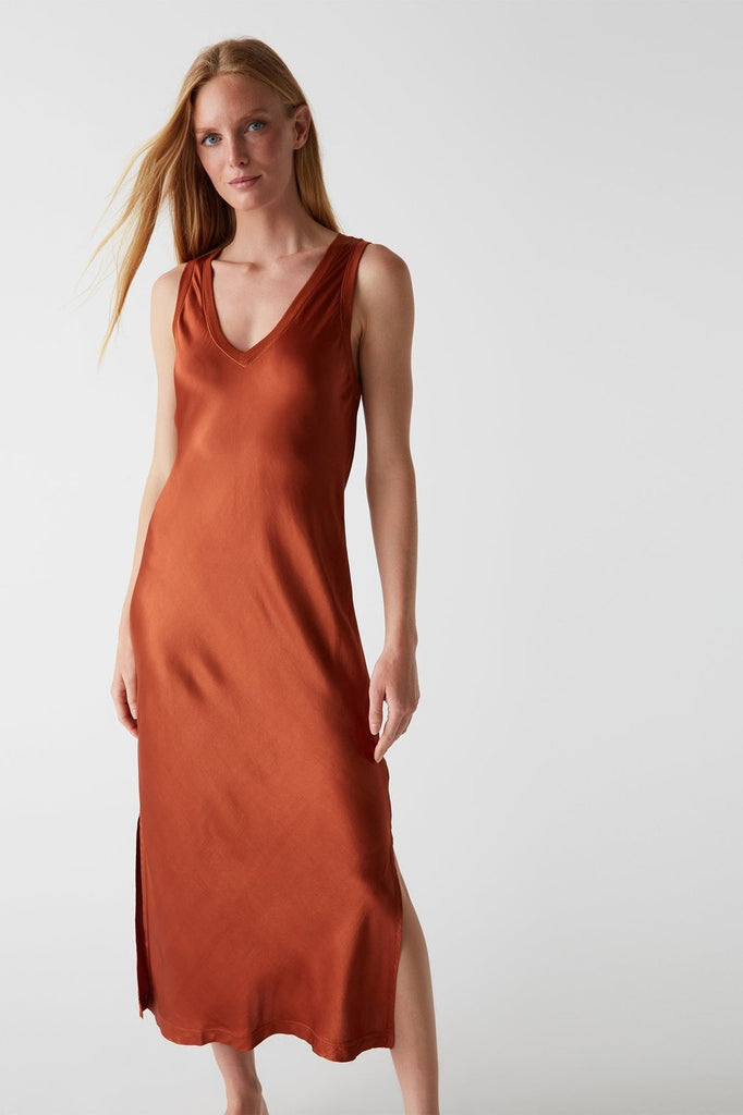 Randi V-Neck Midi Dress