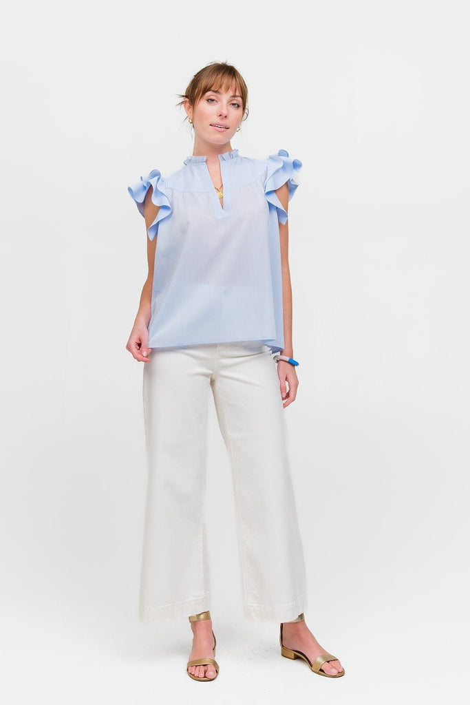 FLUTTER SLEEVE: TRUE BLUE