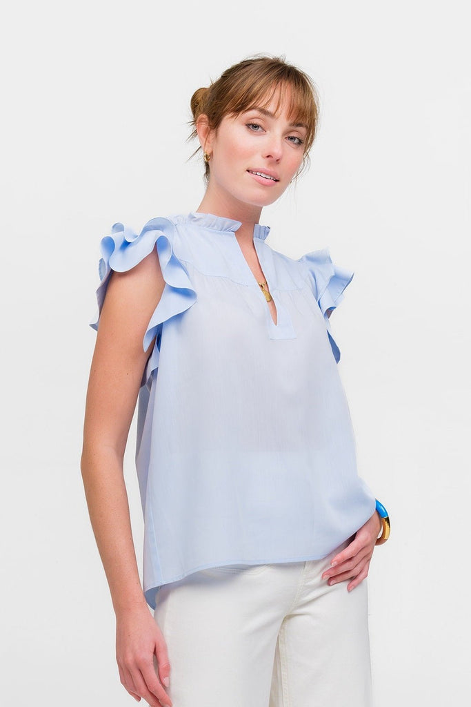 FLUTTER SLEEVE: TRUE BLUE