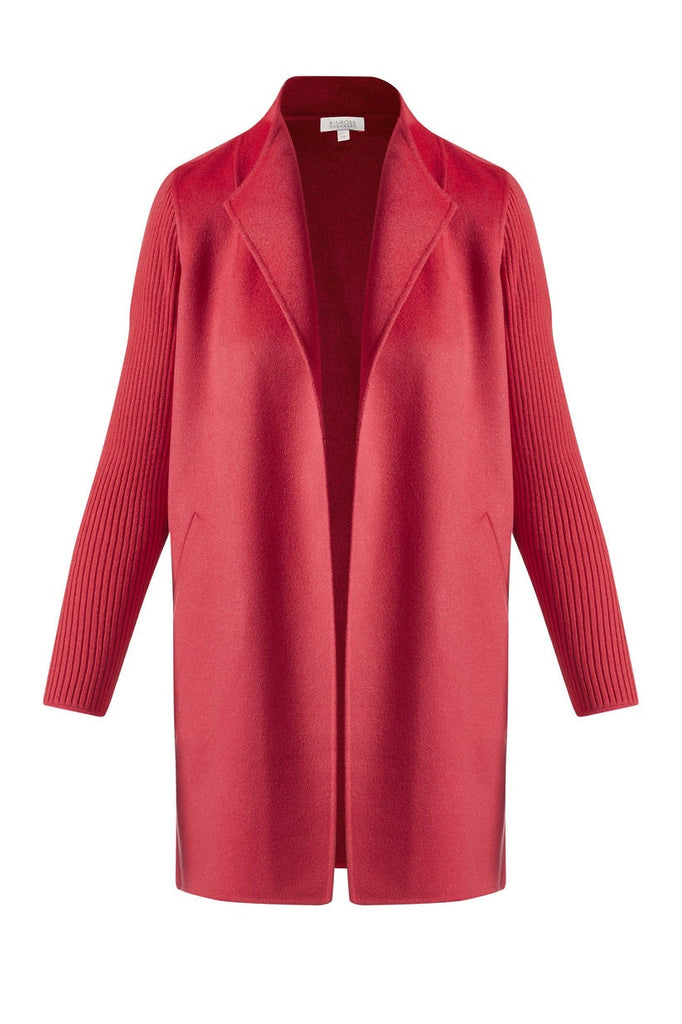 Marta's Cashmere Rib Sleeve Coat