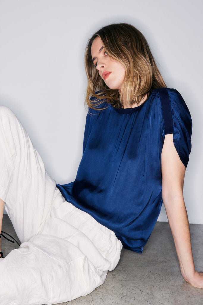 Lima Washed Satin Tee