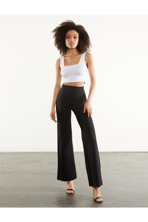 Neoprene Wide Leg Pant