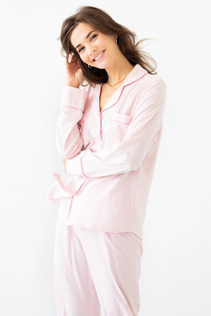 Classic Luxury Pajamas In Brushed Pima Cotton