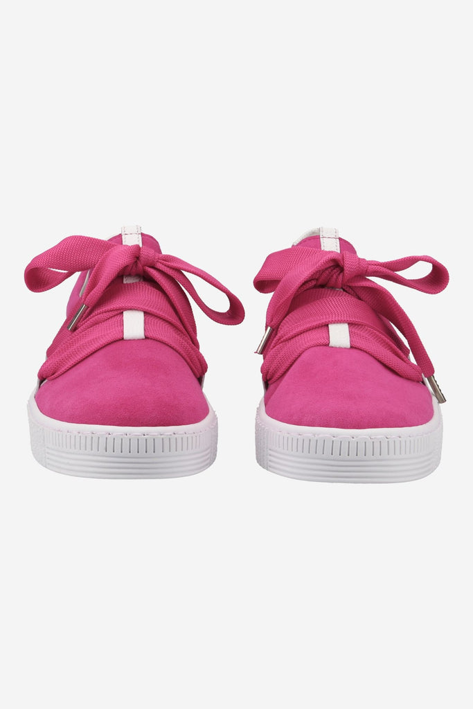 Wide Lace Sneaker - Pink