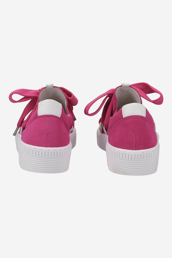 Wide Lace Sneaker - Pink