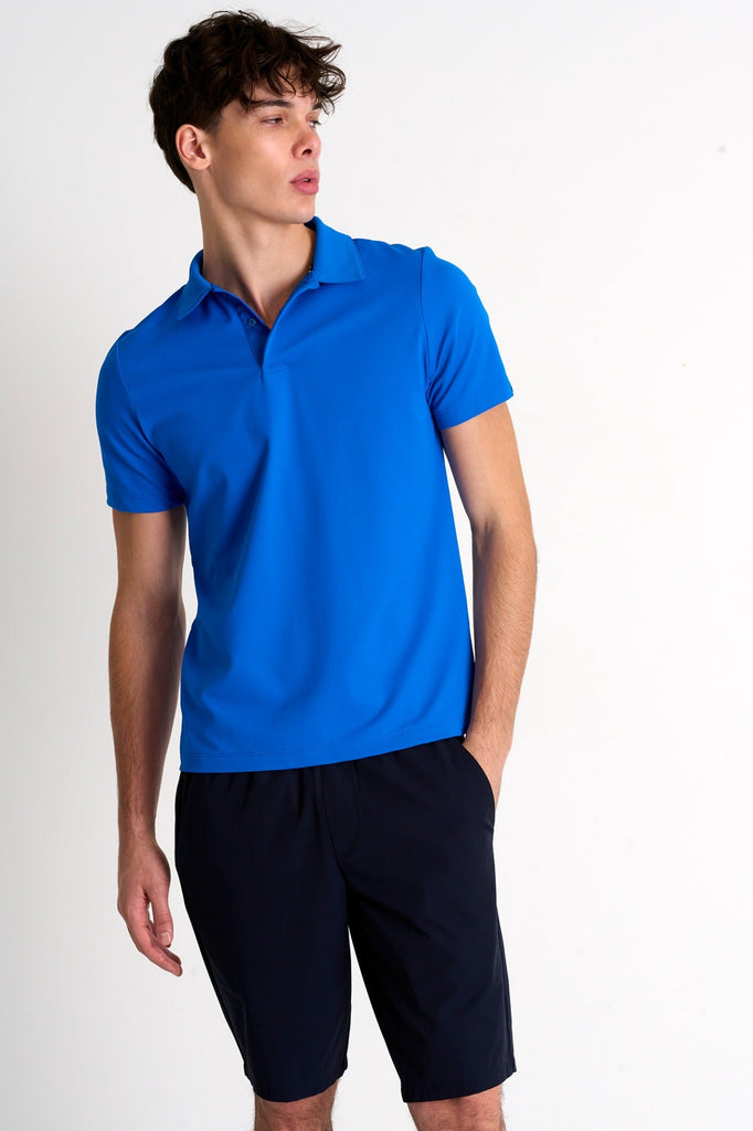 Textured Jersey Polo