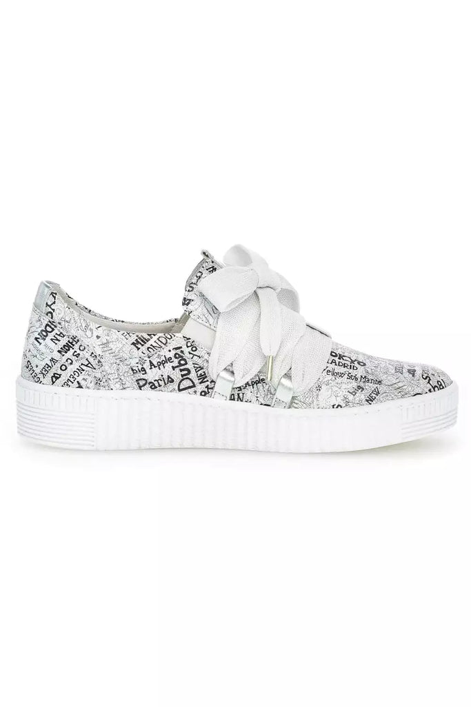 Wide Lace Sneaker - Print