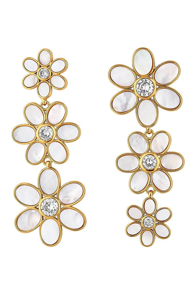 Daisy Triple Earring