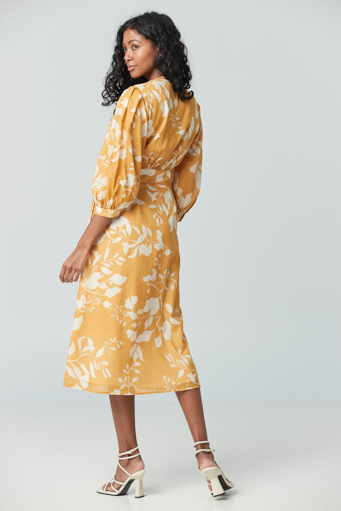 Iris Setlakwe Button down dress puff sleeve