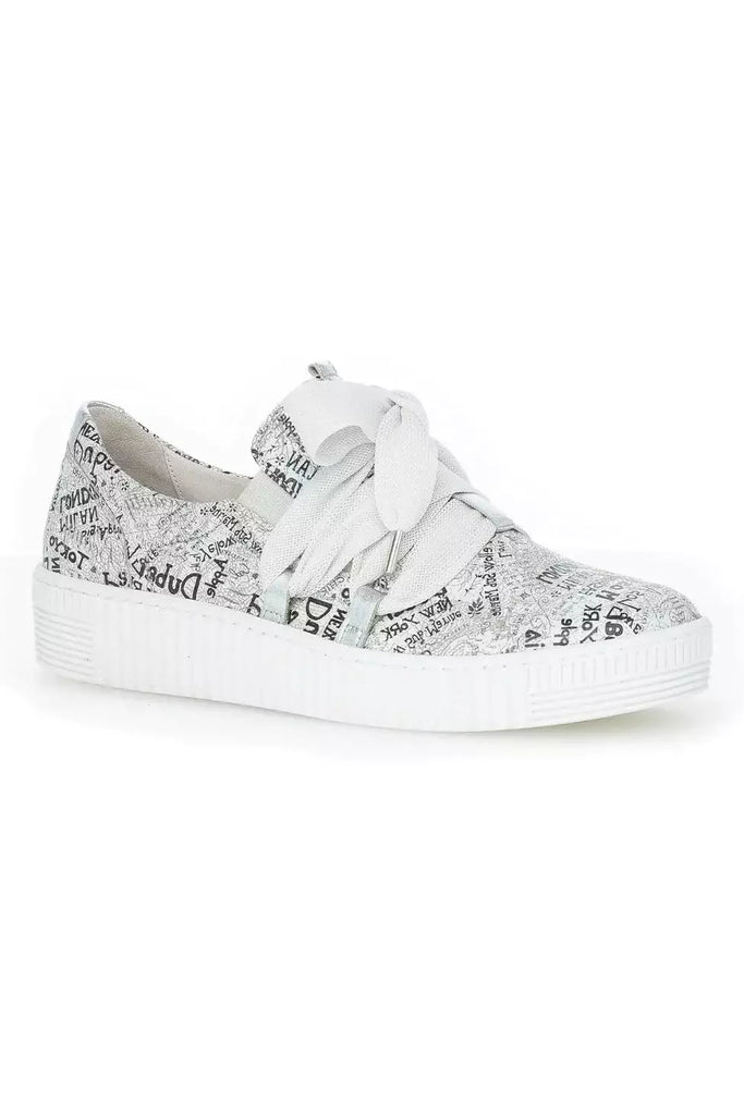 Wide Lace Sneaker - Print